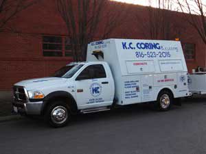 KC Coring & Cutting truck
